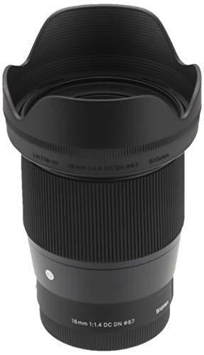 Sigma 16mm F 1.4 DC DN Contemporary Lens for Sony E Mount Mirrorless Cameras (APS- C Format, Black) Online