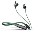 Boult Audio FXCharge Bluetooth Earphones with 32H Playtime, Dual Pairing Neckband, Zen™ ENC Mic, Type-C Fast Charging (5Mins=7.5Hrs), Biggest 14.2mm Bass Driver IPX5 Premium Silicone Neck band (Green) Online Sale