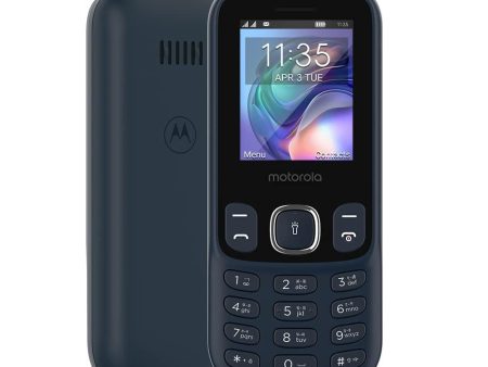 (Refurbished) Motorola A10e Dual Sim keypad Mobile with 800 mAh Battery, Expandable Storage Upto 32GB, W Online Hot Sale