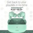 Noise Buds Connect Truly Wireless in Ear Earbuds with 50H Playtime, Quad Mic with ENC, Instacharge(10 min=120 min), 13mm Driver, Hyper Sync, and BT v5.2 (Mint Green) For Discount