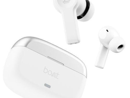 boAt Airdopes Flex 454 ANC in Ear TWS Earbuds with Smart Features, ANC, 60HRS Playback, Beast Mode(Low Latency), Quad Mics ENx Tech, Multi Point Connectivity, ASAP Charge(Zinc White) Online now