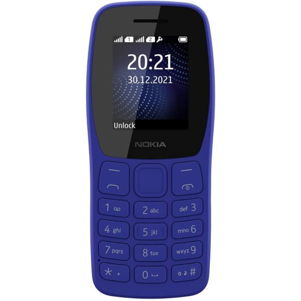 (Refurbished) Nokia 105 Classic | Dual SIM Keypad Phone with Built-in UPI Payments, Long-Lasting Battery, Wireless FM Radio | No Charger in-Box | Blue For Sale