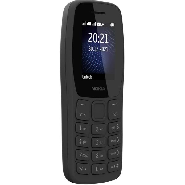 (Refurbished) Nokia 105 Classic | Dual SIM Keypad Phone with Built-in UPI Payments, Long-Lasting Battery, Wireless FM Radio | No Charger in-Box | Charcoal Supply