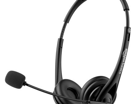 Amazon Basics On Ear Wired Headphones with Boom Mic | Supreme Sound | Lightweight | Cushioned Ear Cups | Built-in Mic | Perfect for Computers, Smartphones, Tablets & Daily Use (Black) Online Hot Sale