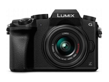 PANASONIC LUMIX G7 4K Mirrorless Camera with 14-42mm MEGA O.I.S. Lens, 16 Megapixels, 3 Inch Touch LCD, DMC-G7KK (USA BLACK) Online Sale