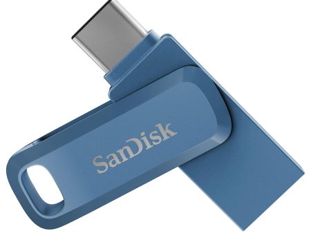 SanDisk Ultra Dual Drive Go USB Type C Pendrive for Mobile, Navy Blue, 256GB, 5Y Warranty Online now