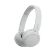 Sony WH-CH520, Wireless On-Ear Bluetooth Headphones with Mic, Upto 50 Hours Playtime, DSEE Upscale, Multipoint Connectivity Dual Pairing,Voice Assistant App Support for Mobile Phones (White) Online Sale