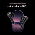 Noise Aura Buds in-Ear Truly Wireless Earbuds with 60H of Playtime, Quad Mic with ENC, Dual Device Pairing, Instacharge(10 min=150 min),12mm Polymer Composite Driver,BT v5.3(Aura Black) Fashion