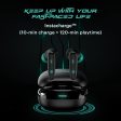 Noise Buds VS402 in-Ear Truly Wireless Earbuds with 50H of Playtime, Low Latency, Quad Mic with ENC, Instacharge(10 min=120 min),10mm Driver, BT v5.3, Breathing LED Lights (Neon Black) Online now