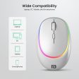 Portronics Toad IV Bluetooth Mouse with 2.4 GHz Wireless (Dual Connectivity), Rechargeable, Connect up to 3 Devices, RGB Lights, Adjustable Optical DPI, for Laptop, PC, Tablet, Smartphone (White) on Sale