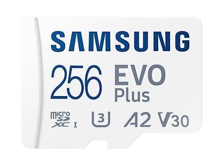 SAMSUNG EVO Plus 256GB Micro w SD Adaptor SDXC, Up-to 160MB s, Expanded Storage for Gaming Devices, Android Tablets and Smart Phones, Memory Card, MB-MC256SA IN For Cheap