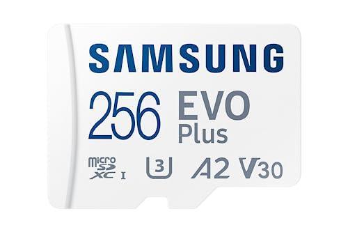 SAMSUNG EVO Plus 256GB Micro w SD Adaptor SDXC, Up-to 160MB s, Expanded Storage for Gaming Devices, Android Tablets and Smart Phones, Memory Card, MB-MC256SA IN For Cheap