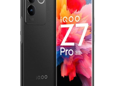 (Refurbished) iQOO Z7 Pro 5G (Graphite Matte, 8GB RAM, 128GB Storage) | 3D Curved AMOLED Display | 4nm MediaTek Dimesity 7200 5G Processor | 64MP Aura Light OIS Camera | Segment s Slimmest & Lightest Smartphone For Cheap