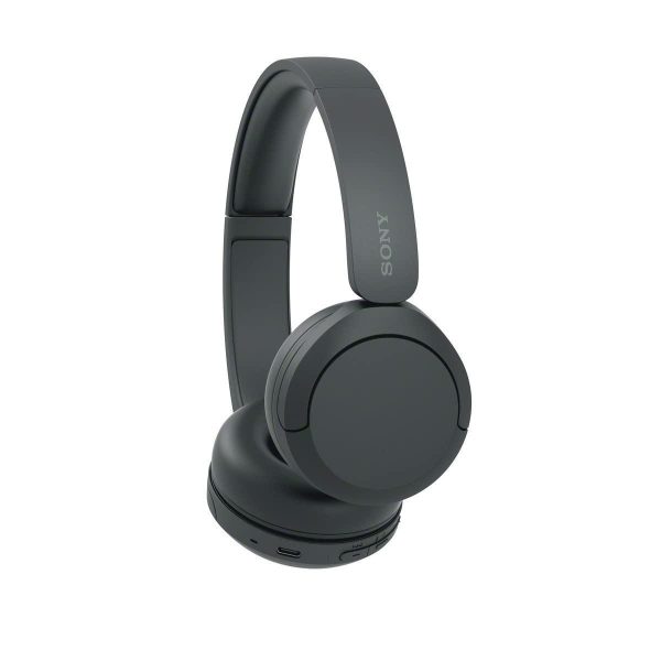 Sony WH-CH520, Wireless On-Ear Bluetooth Headphones with Mic, Upto 50 Hours Playtime, DSEE Upscale, Multipoint Connectivity Dual Pairing,Voice Assistant App Support for Mobile Phones (Black) Online now