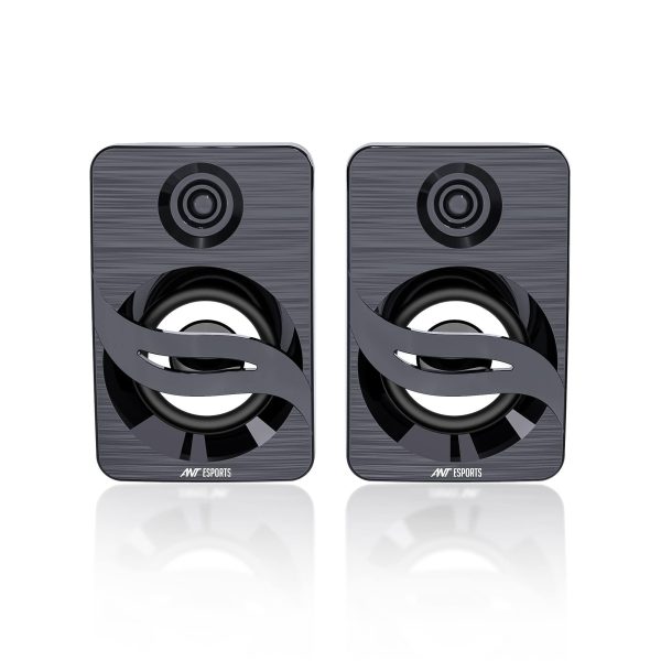 Ant Esports GS150 Computer Speakers, 2.0CH PC Speakers, in-line Volume Control, 6W USB Powered Stereo Desktop Speakers with 3.5mm AUX for PC Laptop Projector Tablet Cellphone Sale