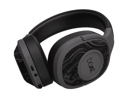 boAt Rockerz 550 Over Ear Bluetooth Headphones with Upto 20 Hours Playback, 50MM Drivers, Soft Padded Ear Cushions and Physical Noise Isolation, Without Mic (Black) Hot on Sale