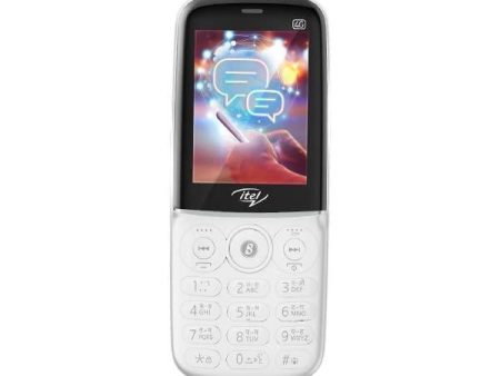 (Refurbished) itel MagicX (6.1cm QVGA Display, 4G Volte Enabled, Ultra Slim, Boomplay, LetsChat)_White For Cheap