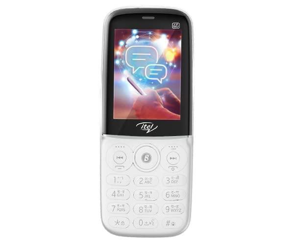 (Refurbished) itel MagicX (6.1cm QVGA Display, 4G Volte Enabled, Ultra Slim, Boomplay, LetsChat)_White For Cheap