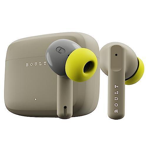 Boult Audio Z60 Truly Wireless in Ear Earbuds with 60H Playtime, 4 Mics ENC Clear Calling, 50ms Low Latency Gaming, 13mm Bass Driver, Type-C Fast Charging, IPX5 Ear Buds Bluetooth 5.3 (Spring Green) Online Hot Sale