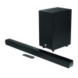 JBL CINEMA SB190 Deep Bass, Dolby Atmos Soundbar with Wireless Subwoofer for Extra Deep Bass, 2.1 Channel with Remote, Sound Mode for Voice Clarity, HDMI eARC, Bluetooth & Optical Connectivity (380W) For Discount