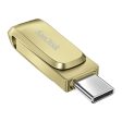 SanDisk Ultra Dual Drive Luxe Type C, Gold, 512GB, Up to 400MB s Transfer Speed, USB 3.2 Gen 1, 5 Y Warranty For Discount