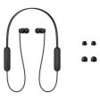 Sony WI-C100 Wireless Headphones with Customizable Equalizer for Deep Bass & 25 Hrs Battery, DSEE-Upscale, Splash Proof, 360RA, Fast Pair, in-Ear Bluetooth Headset with mic for Phone Calls (Black) Online Sale