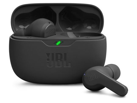 JBL Wave Beam in-Ear Wireless Earbuds (TWS) with Mic,App for Customized Extra Bass Eq,32 Hours Battery&Quick Charge,Ip54 Water&Dust Resistance,Ambient Aware&Talk-Thru,Google Fastpair (Black) For Sale