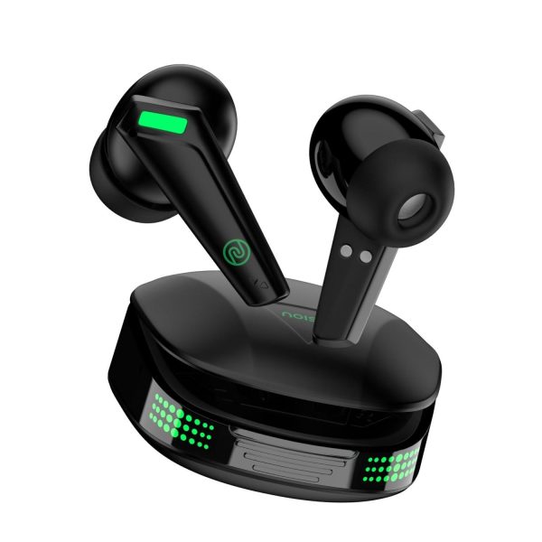 Noise Buds Combat Z in-Ear Truly Wireless Gaming Earbuds with 35ms Low Latency, 50H of Playtime, Instacharge(10 min=120 min),10mm Driver,BT v5.3(Stealth Black) Fashion