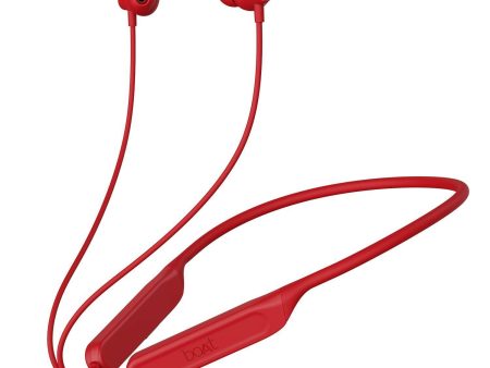 boAt Rockerz 378 Bluetooth Neckband with Spatial Bionic Sound Tuned by THX, Beast™ Mode, ASAP™ Charge, Signature Sound, 25 Hours Playtime & BT v5.1(Vibrant Red) For Cheap