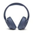 JBL Tune 760NC, Wireless Over Ear Active Noise Cancellation Headphones with Mic, Upto 50 Hours Playtime, Multi-Device Connectivity, Pure Bass, AUX & Voice Assistant Support for Mobile Phones (Blue) Fashion