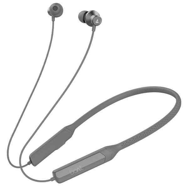 boAt Rockerz Apex Bluetooth Wireless in Ear Earphones with Spatial Bionic Sound Powered by Dirac Virtuo™, Touch Sensors, Beast™ Mode, ENx™ Tech,30H Playtime,ASAP™ Charge(Classic Grey) Online Sale