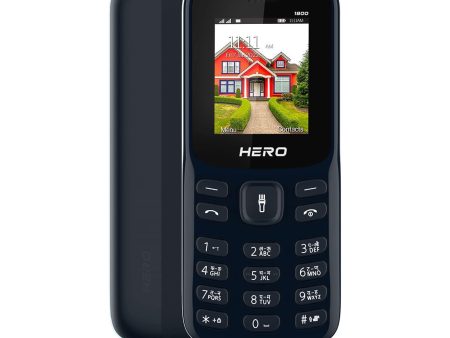 Lava Hero 1800 (Mob Blue), Keypad Mobile with Powerful 1800 mAh Battery, Strong and Sturdy Body, Bluetooth Support, Sleek and Stylish Design Discount