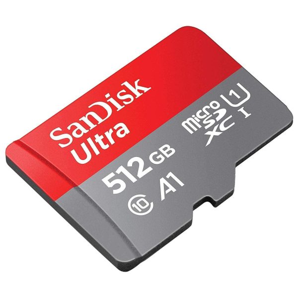 SanDisk 512GB Ultra MicroSDXC UHS-I Memory Card - 100MB s, C10, U1, Full HD, A1, Micro SD Card - SDSQUAR-512G-GN6MN Online now