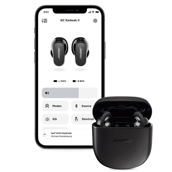 Bose New QuietComfort Earbuds II, Wireless, Bluetooth, World’s Best Noise Cancelling in-Ear Headphones with Personalized Noise Cancellation & Sound, Triple Black Fashion