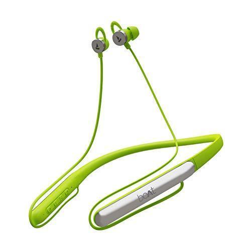 boAt Rockerz 295v2 Bluetooth Wireless in Ear Earphones with Mic (Spirit Lime) Discount