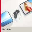 SanDisk 128 GB iXpand USB 3.0 Flash Drive Luxe for iPhone, iPad Pro, MAC Devices, Type-C Android Phone & Other Devices (SDIX70N-128G-GN6NE) Supply