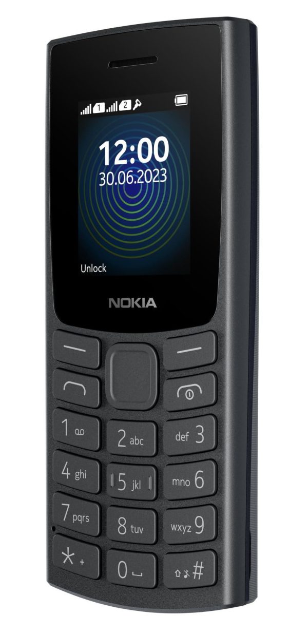 (Refurbished) Nokia 110 with Built-in UPI App and Scan & Pay Feature, MP3 Player, Rear Camera, Long-Lasting Battery, and Voice Recorder | Charcoal on Sale