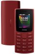 (Refurbished) Nokia 106 Single Sim, Keypad Phone with Built-in UPI Payments App, Long-Lasting Battery, Wireless FM Radio & MP3 Player, and MicroSD Card Slot | Red on Sale