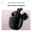 Noise Buds VS104 Truly Wireless Earbuds with 45H of Playtime, Quad Mic with ENC, Instacharge(10 min=200 min), 13mm Driver,Low Latency, BT v5.2 (Charcoal Black) on Sale