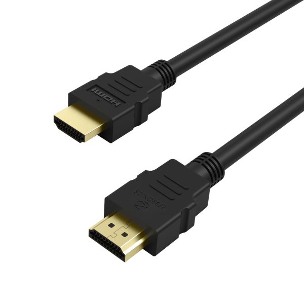 ZEBRONICS Haa1020 Hdmi 2.0 Cable - Hdmi Arc Enabled | 18 Gbps | 4K 60Hz | 1080P 240Hz | Strong & Durable | Supports Up To 32 Audio Channels | 1 Meter, Black Hot on Sale