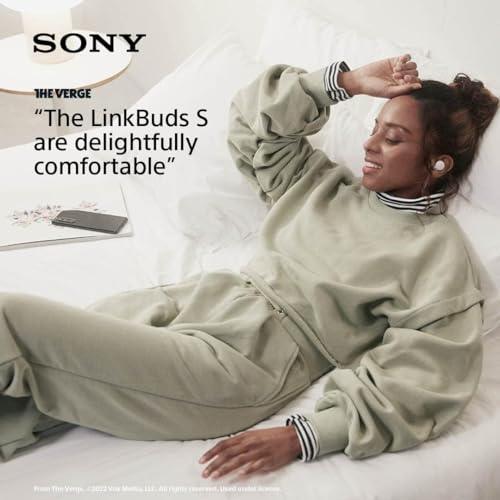 Sony LinkBuds S WF-LS900N Truly Wireless Noise Cancellation Earbuds Hi-Res Audio and 360 Reality Audio with Multipoint, Spotify Tap & Crystal Clear Calling Ultralight Weight Battery 20Hrs IPX4-White For Sale