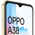 (Refurbished) OPPO A38 (Glowing Gold, 4GB RAM, 128GB Storage) | 5000 mAh Battery and 33W SUPERVOOC | 6.56  HD 90Hz Waterdrop Display | 50MP Rear AI Camera with No Cost EMI Additional Exchange Offers For Cheap