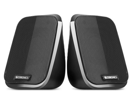 ZEBRONICS Zeb-Fame 5watts 2.0 Multi Media Speakers with AUX, USB and Volume Control (Black) Supply