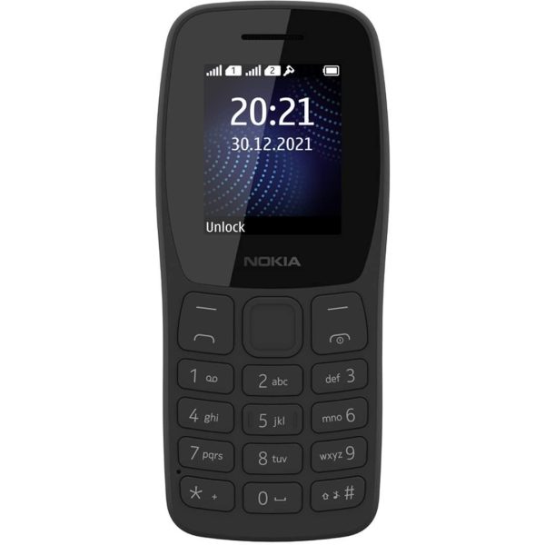 (Refurbished) Nokia 105 Classic | Dual SIM Keypad Phone with Built-in UPI Payments, Long-Lasting Battery, Wireless FM Radio | No Charger in-Box | Charcoal Supply