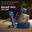 Noise Buds Explore in Ear TWS Earbuds with 50H of Playtime, Quad Mic with ENC, Instacharge(10 min=120 min), 12mm Driver, Low Latency(up to 50ms), BT v5.3 (Cobalt Blue) For Cheap