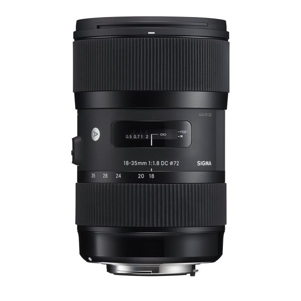 Sigma 18-35mm f 1.8 Lens DC for Canon (Black) Sale