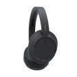 Sony WH-CH720N, Wireless Over-Ear Active Noise Cancellation Headphones with Mic, up to 35 Hours Playtime, Multi-Point Connection, App Support, AUX & Voice Assistant Support for Mobile Phones (Black) Online now