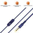 JBL C200SI, Premium in Ear Wired Earphones with Mic, Signature Sound, One Button Multi-Function Remote, Premium Metallic Finish, Angled Earbuds for Comfort fit (Blue) Sale