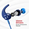 boAt Rockerz 268 Bluetooth in Ear Earphones with Beast™ Mode, ENx™ Mode, ASAP™ Charge, Upto 25 Hours Playback, Signature Sound, BTv5.2 & IPX5(Cool Blue) Cheap