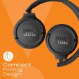 JBL Tune 520BT Wireless On Ear Headphones with Mic, Pure Bass Sound, Upto 57 Hrs Playtime, Speedcharge, Customizable Bass with Headphones App, Lightweight, Bluetooth 5.3 (Black) Cheap